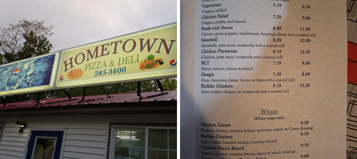 Hometown Pizza & Deli Menu